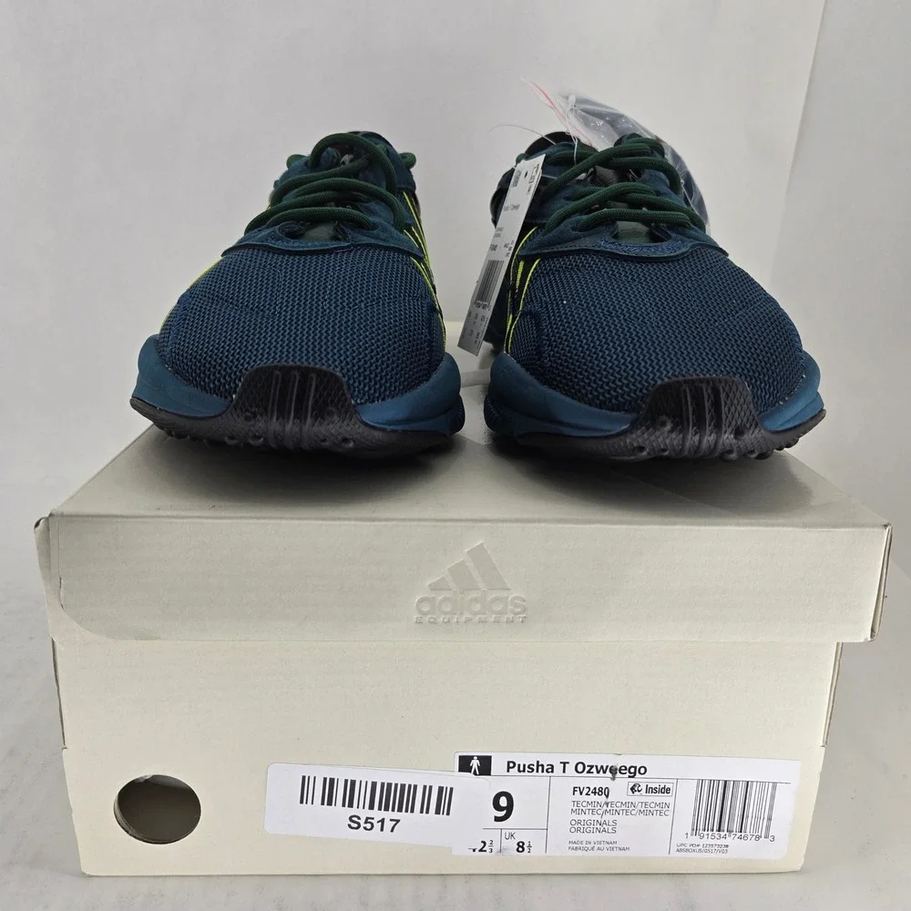 Adidas Ozweego Pusha T King Push Tech Mineral Blue Green FV2480 Mens Size 9 NEW